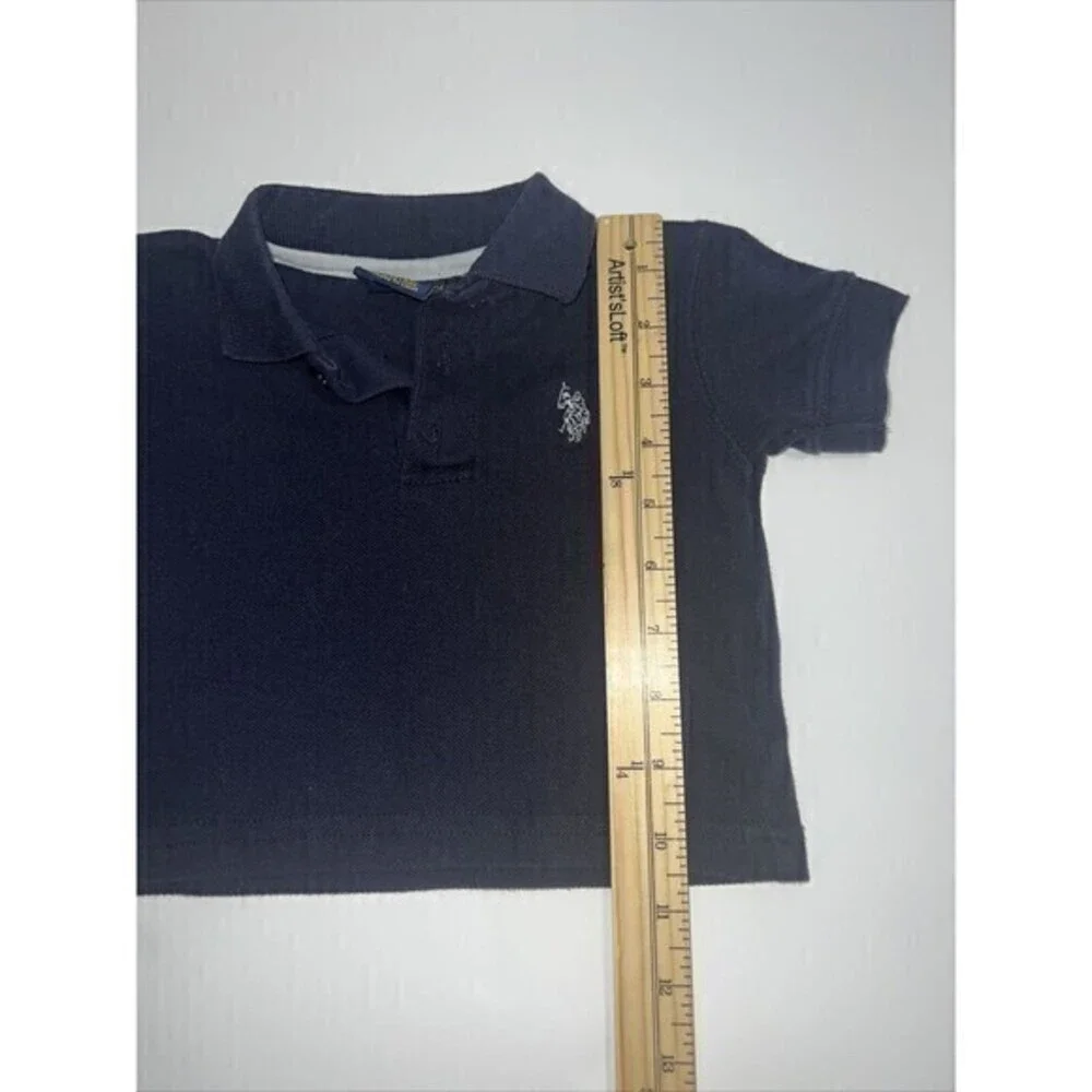 Polo‎ Ralph Lauren Boys Blue Polo Size 6-9 Months Big Horse Logo